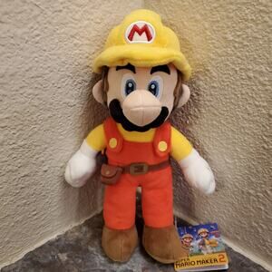 Plush - Builder Mario 10-inch (NEW) - Super Mario - Nintendo
